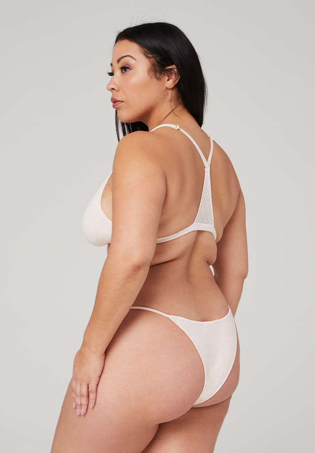 Merino Bikini Bottom - Pearl