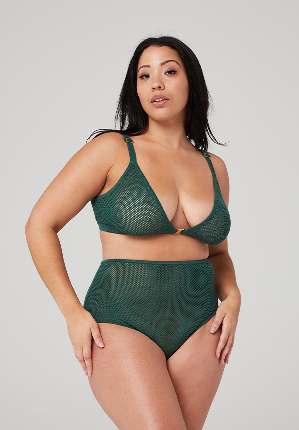 Merino Mesh Bra 2.0 - Forest