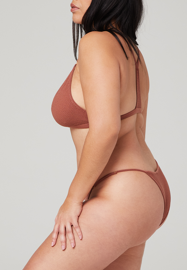 Merino Bikini Bottom - Cinnamon