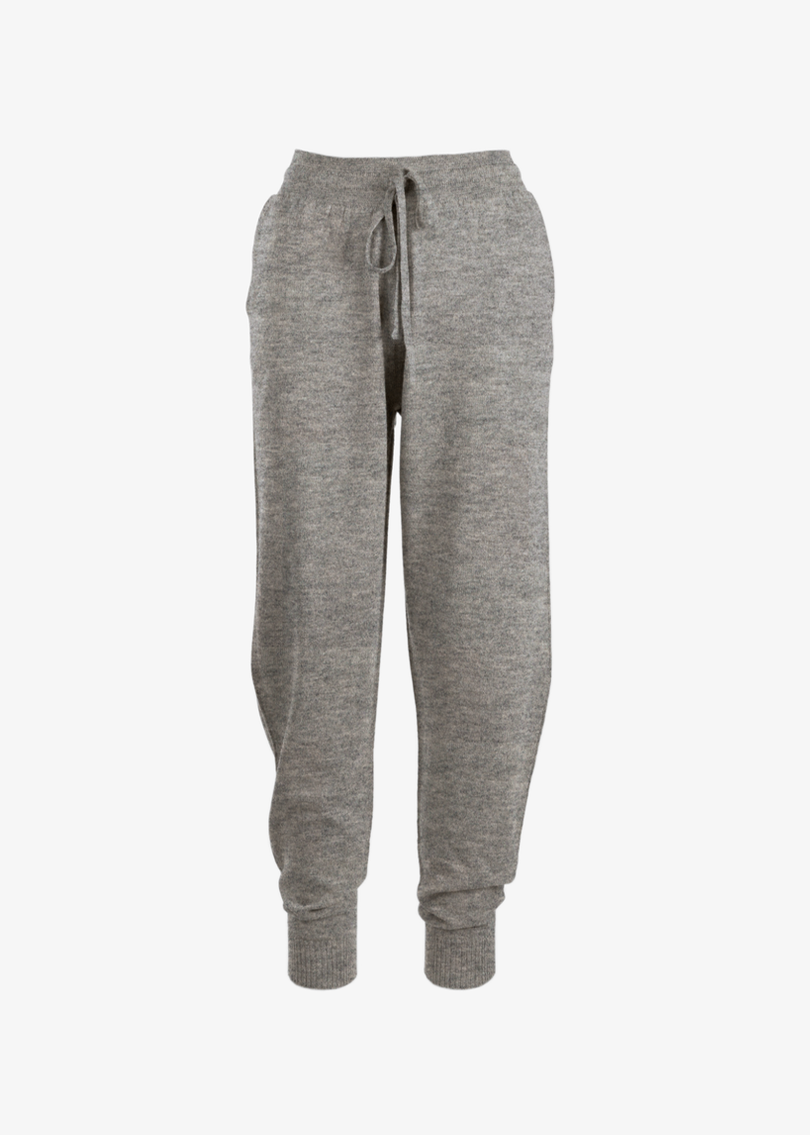 Gray sweatpants on a white background